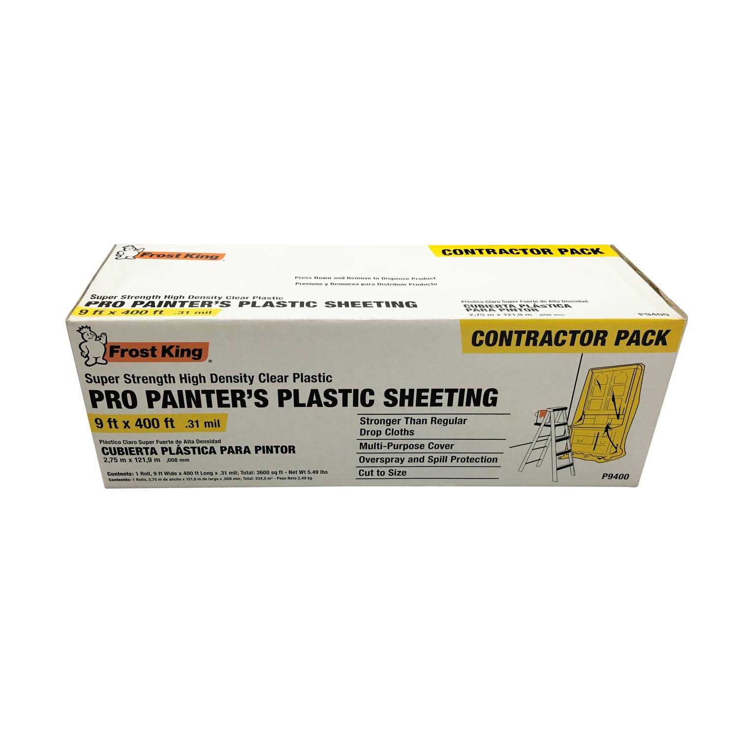 Frost King P9400 High Density Painter’s Plastic Sheeting - Cheap Fitting