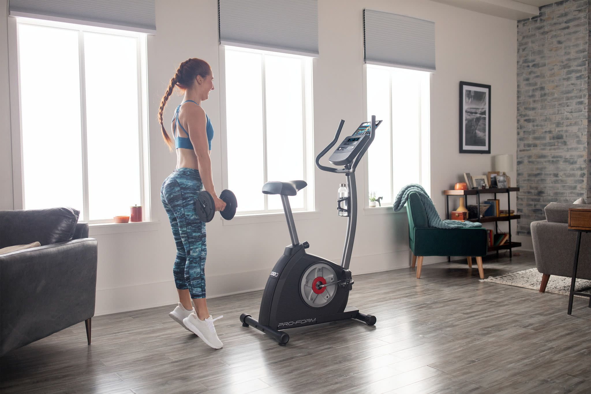 ProForm Cycle Trainer 300 Ci Upright Stationary Exercise Bike, Compatible with iFIT Personal Training - Cheap Fitting