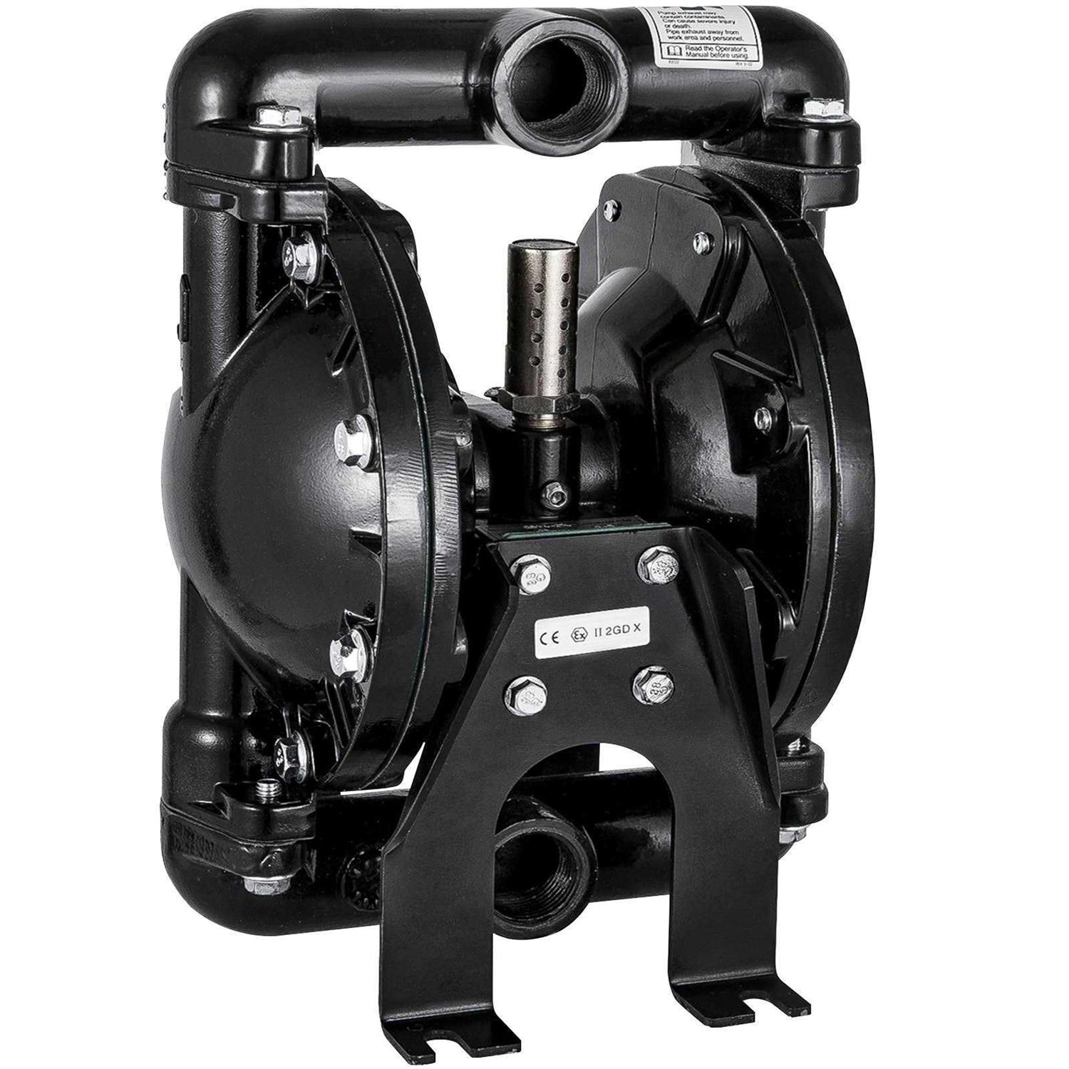 VEVOR Air-Operated Double Diaphragm Pump 1 inch Inlet Outlet Aluminum 35 GPM Max 120psi YBGMBQBY4-25L0001V0 - Cheap Fitting