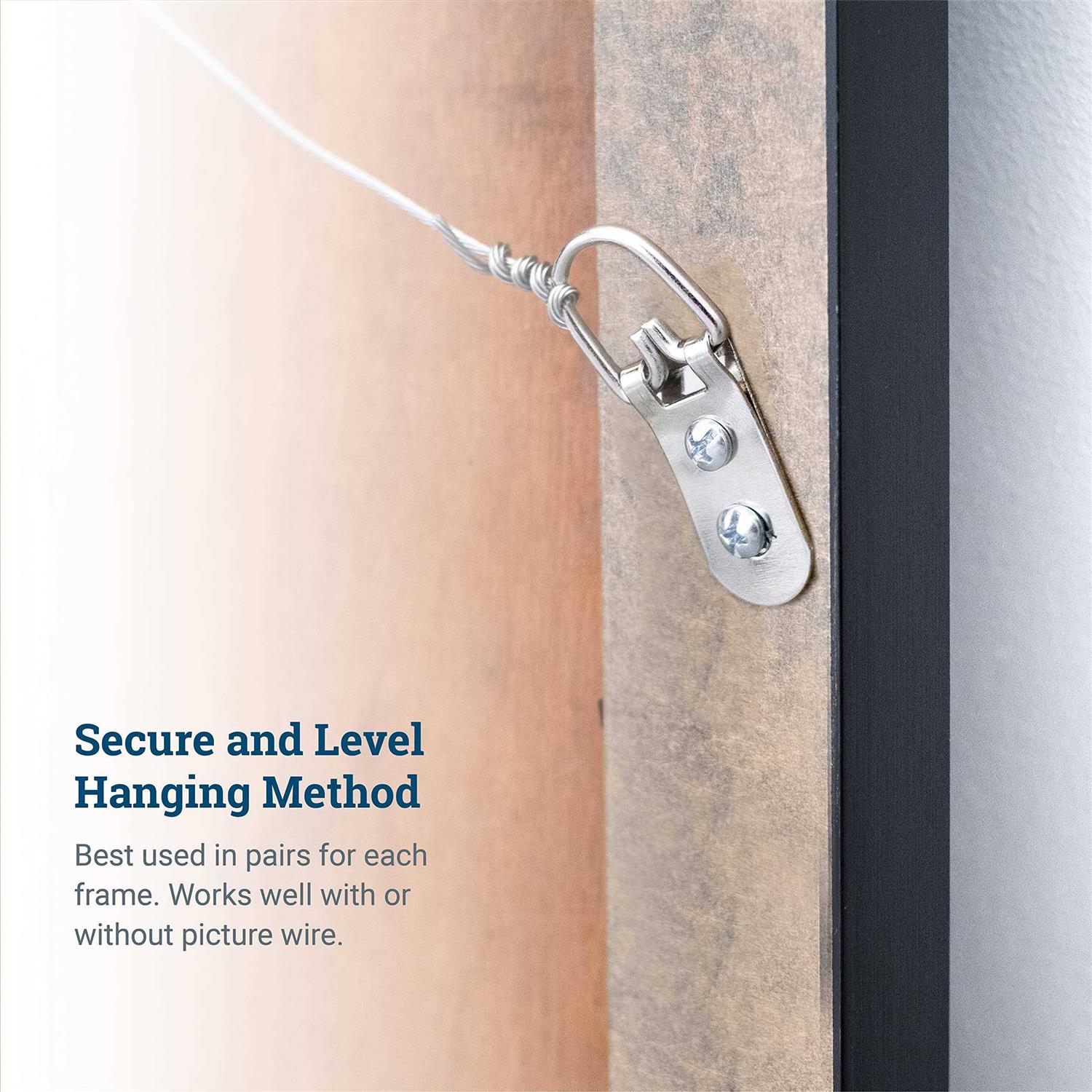 Picture Hang Solutions Heavy Duty D-Ring Picture Hangers 50 Pack - Cheap Fitting