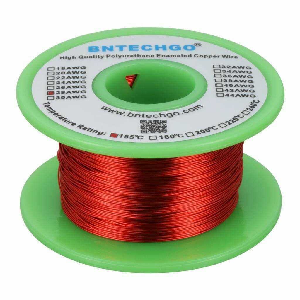 Bntechgo AWG Magnet Wire Enameled Copper Wire Enameled Magnet Winding Wire - Cheap Fitting