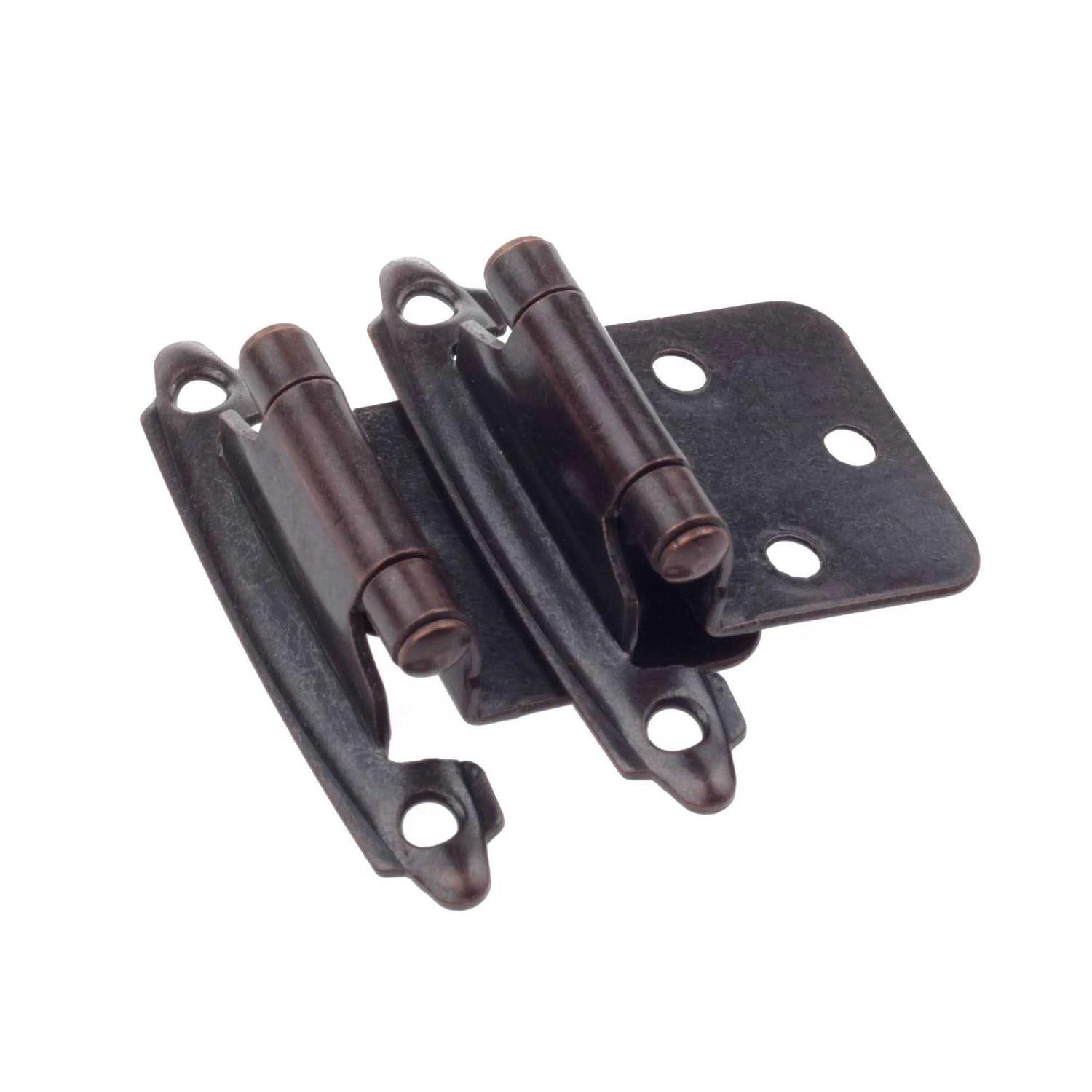 Decobasics Variable Overlay Cabinet Hinges Oil Brushed Bronze 25 Pairs Sets Pack - Cheap Fitting