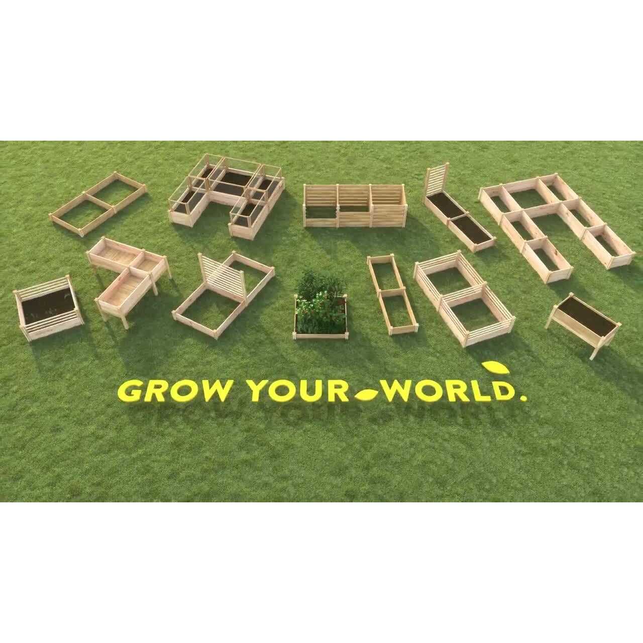 Greenes Fence 16 in. H x 8 ft. L Cedar Wood Garden Picket Fence - Cheap Fitting