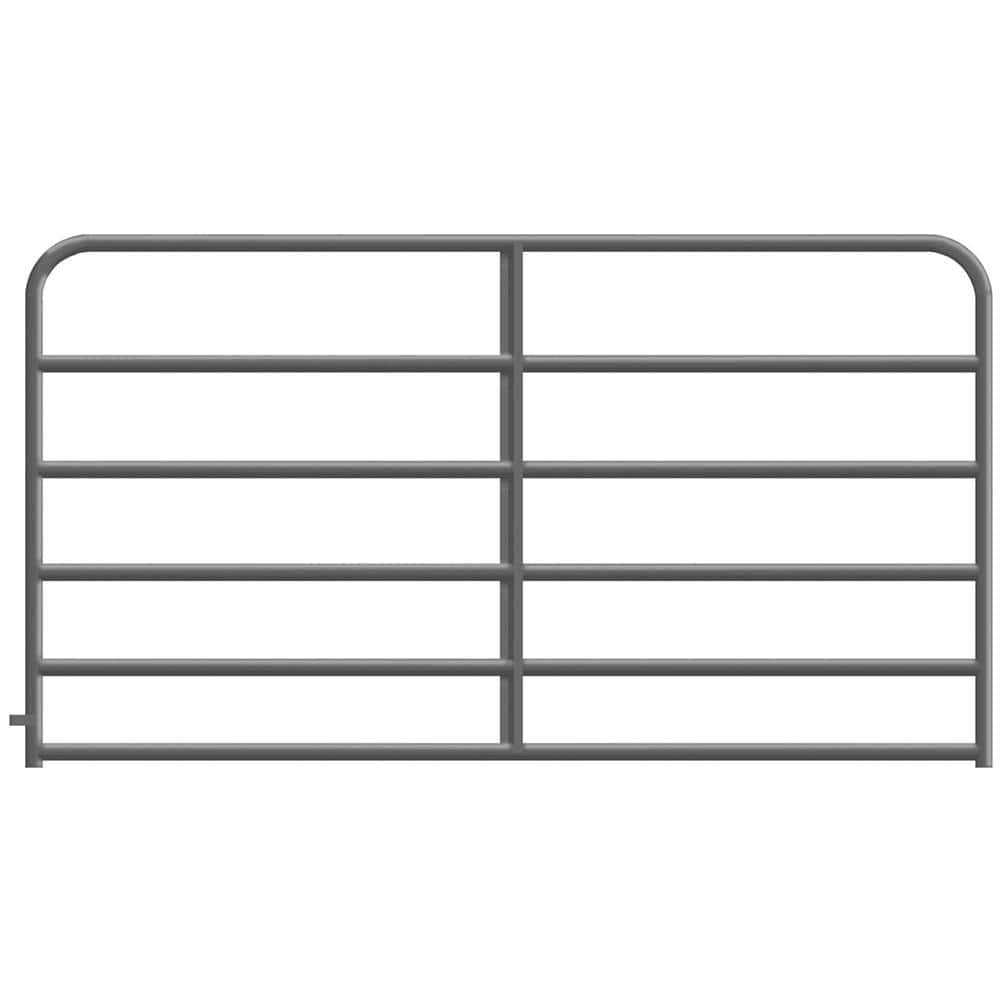 Behlen 12′ Gray 6-Rail Utility Gate - Cheap Fitting