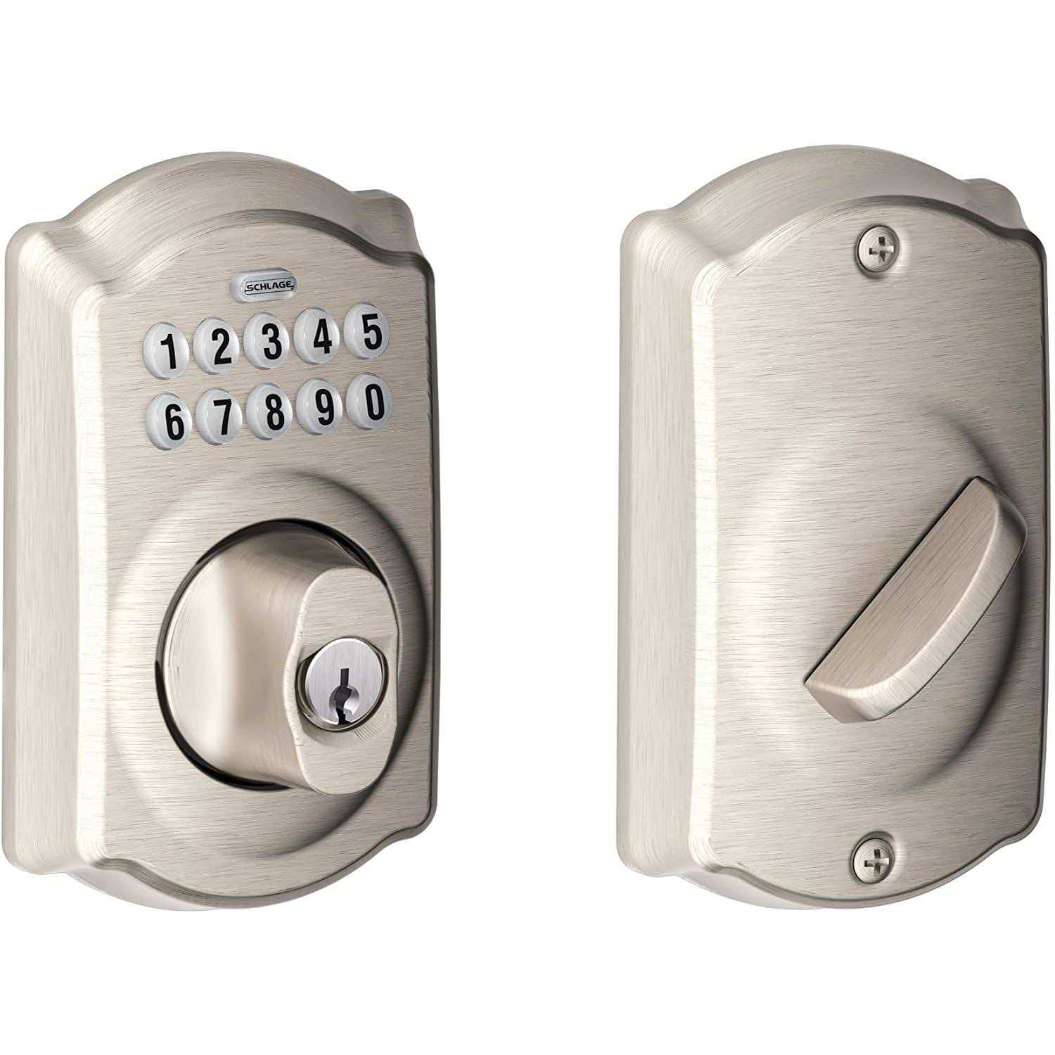 Schlage Camelot Keypad Deadbolt - Cheap Fitting