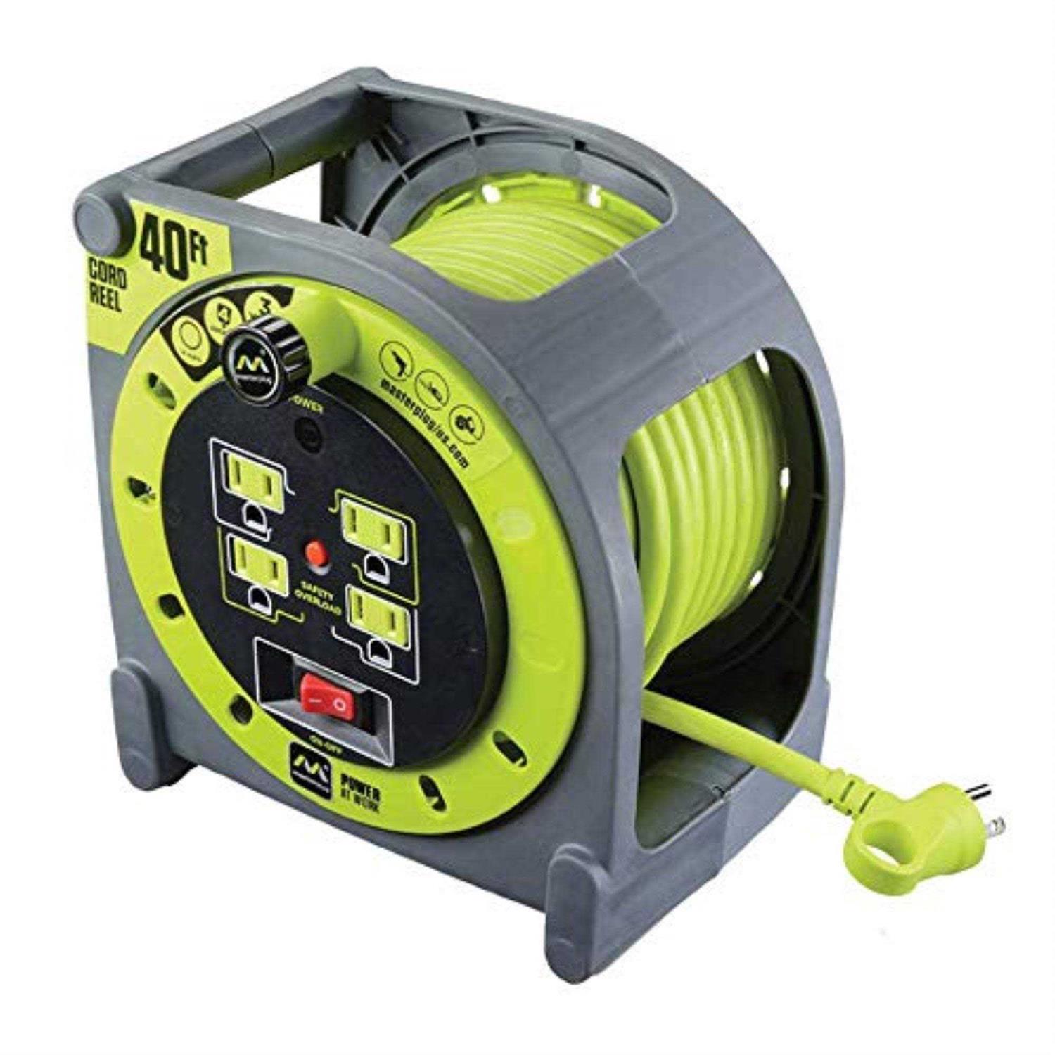 Masterplug 40Ft Extension Cord Reel - Cheap Fitting