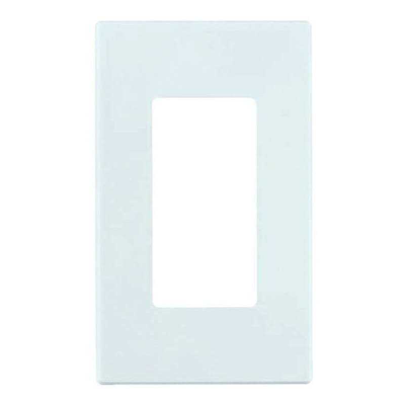 Leviton 80301-SW 1-Gang Decora Plus Screwless Wallplate - Cheap Fitting