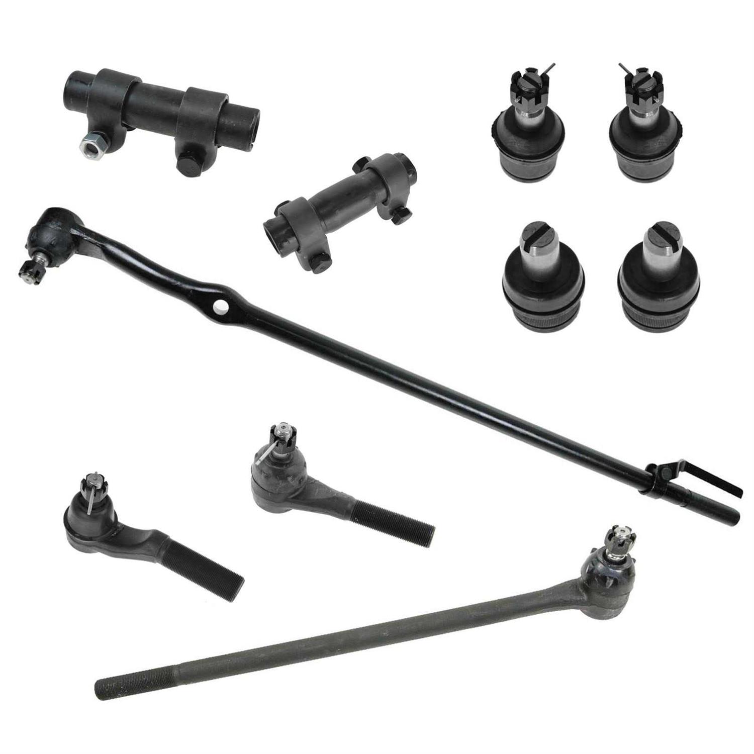 TRQ Front Ball Joint Tie Rod End Steering Suspension Kit 10pc for F250 F350 RWD Psa65191 - Cheap Fitting