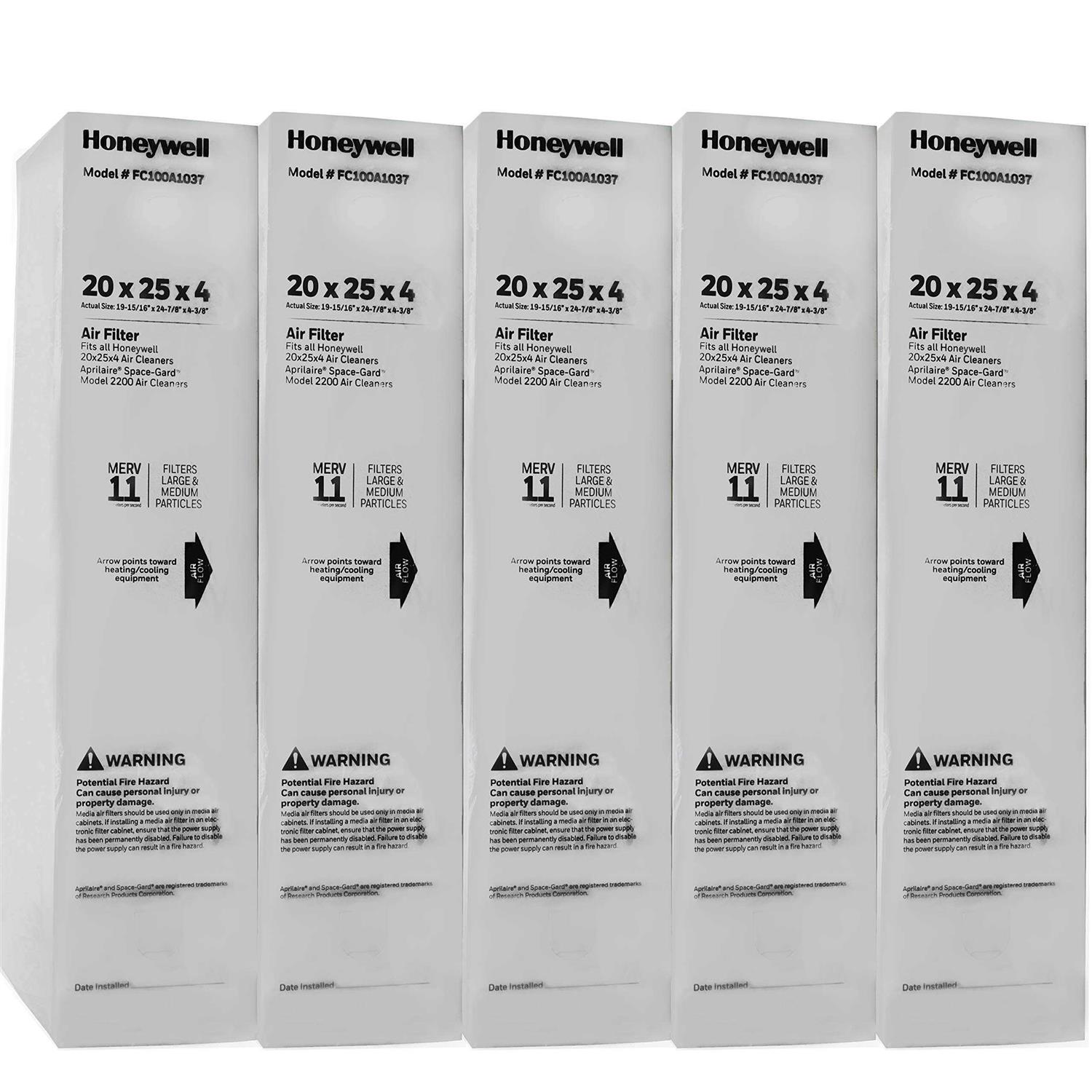 Honeywell FC100A1037-5 20 x 25 Merv 11 Filter Media - Cheap Fitting