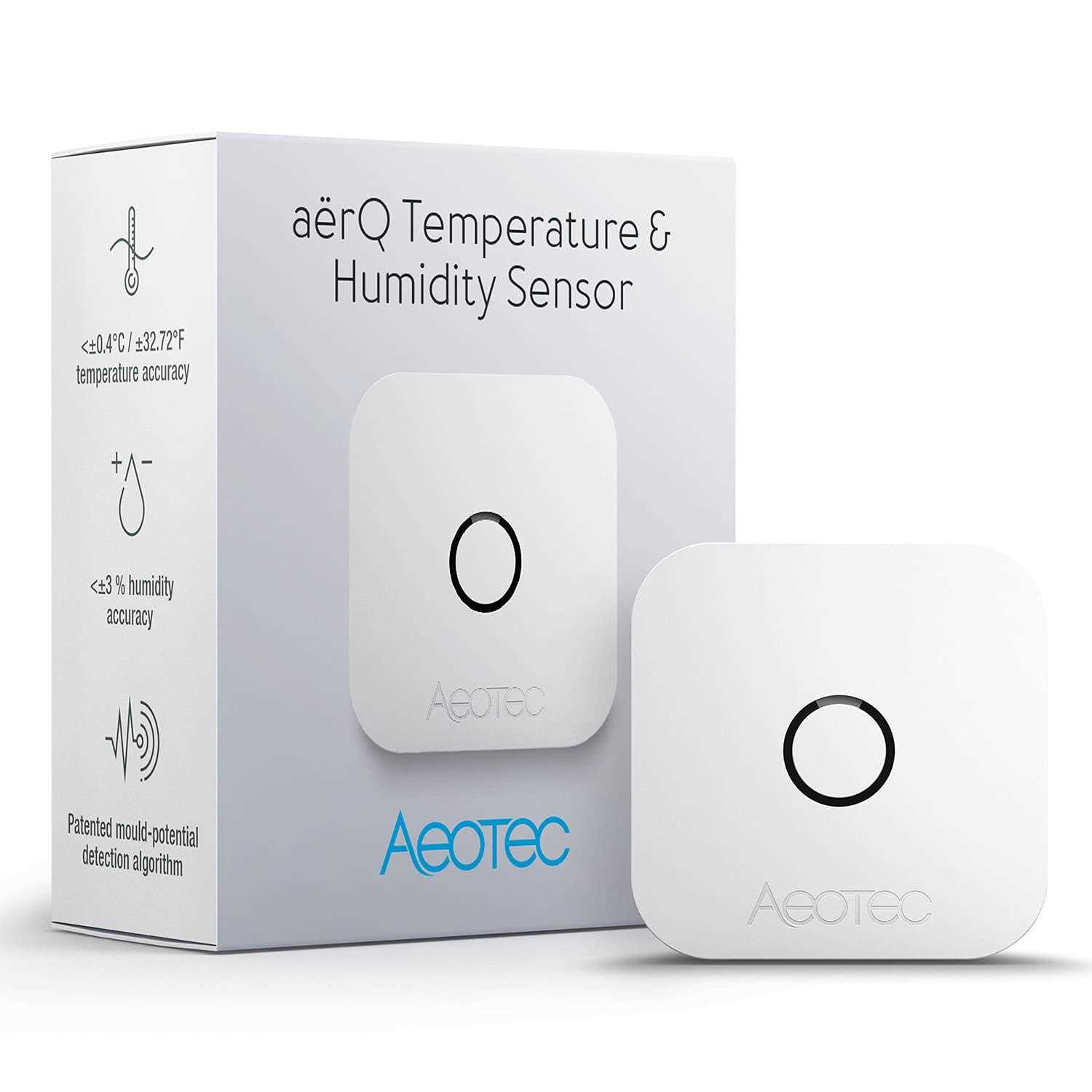 Aeotec Zwa039 aerQ Temperature & Humidity Sensor - Cheap Fitting