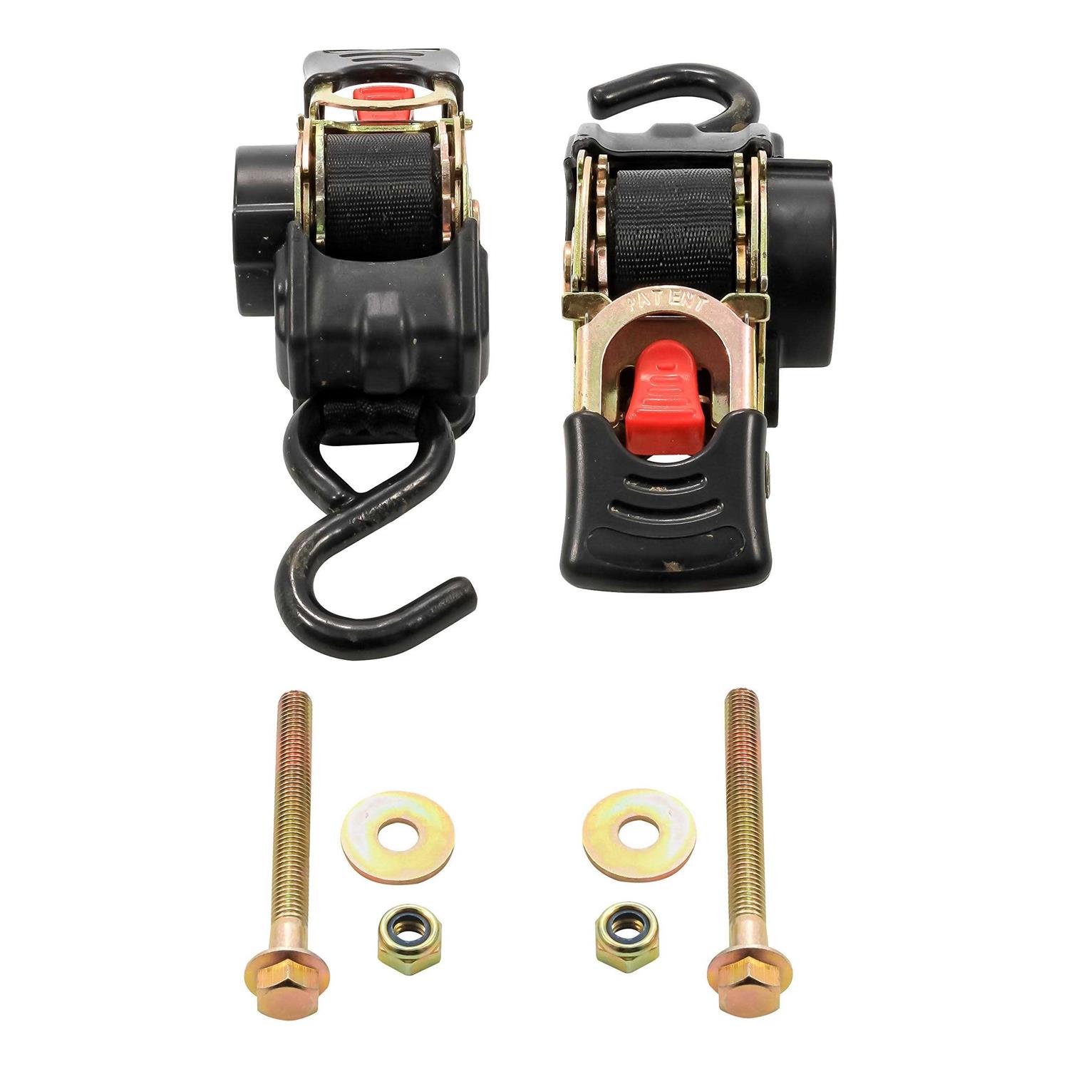 Camco Retractable Tie Down Straps	Camco Retractable Tie Down Straps - Cheap Fitting