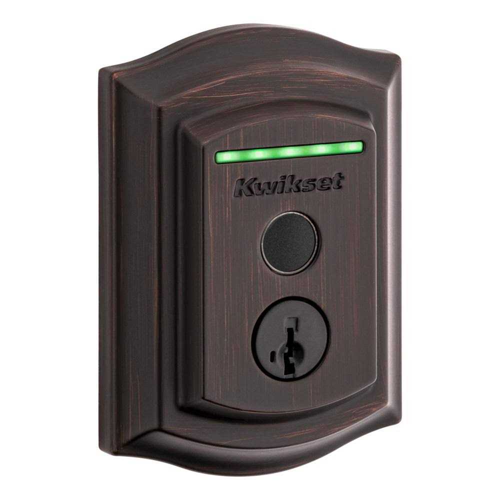 Kwikset Halo Touch Traditional Fingerprint WiFi Electronic Smart Lock Deadbolt Featuring SmartKey Security - Cheap Fitting