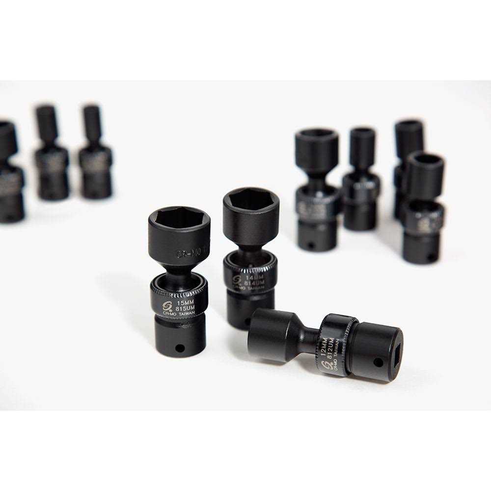 12 Piece 1/4 Drive Universal Metric Impact Socket Set 1814 Sunex - Cheap Fitting