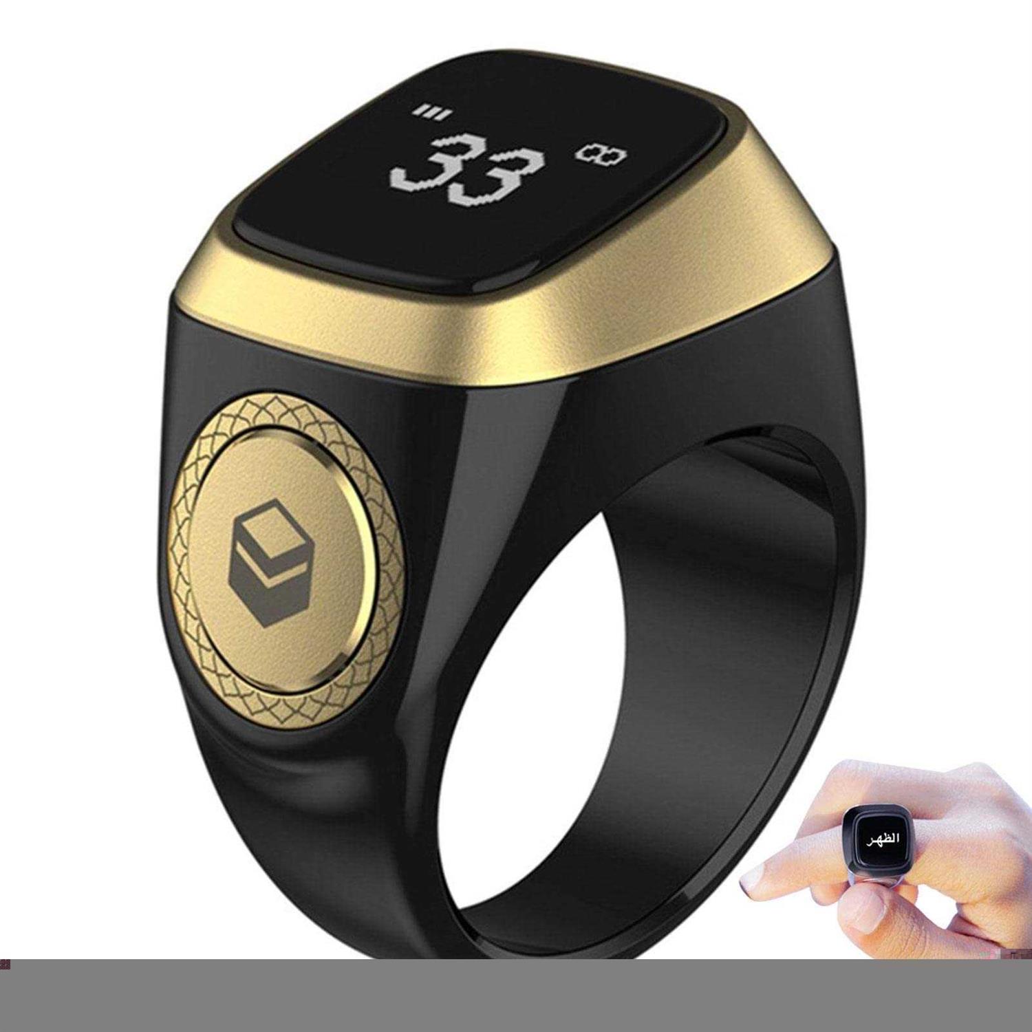Gentle Smart Rings for Men,Finger Counter Rechargeable LED Finger Tally Counter Digital Electronic Counters Handheld Number Click Counter Electronic - Cheap Fitting