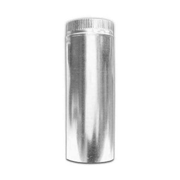 Deflecto 4-in. x 24-in. Rigid Aluminum Vent Pipe - Cheap Fitting
