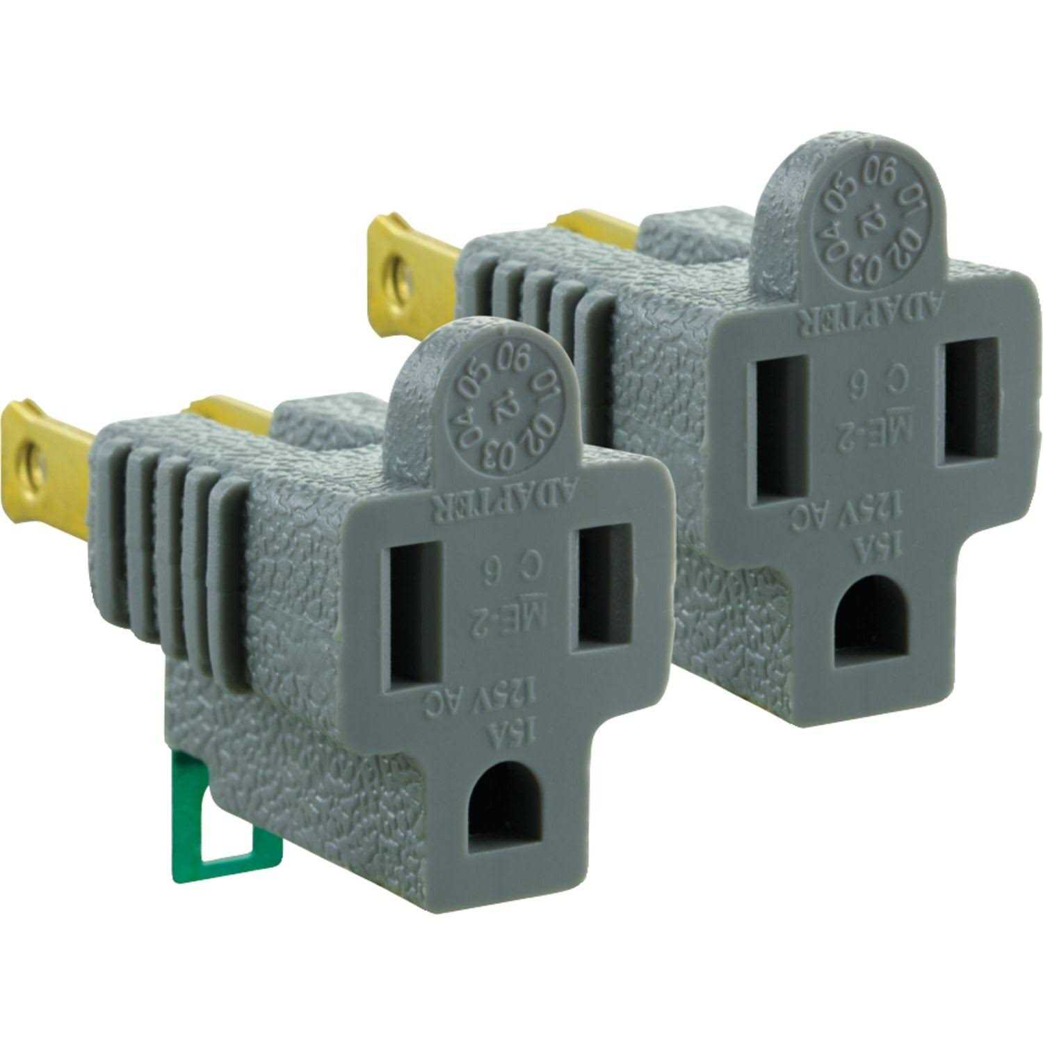 GE Polarized Grounding Adapter - Cheap Fitting