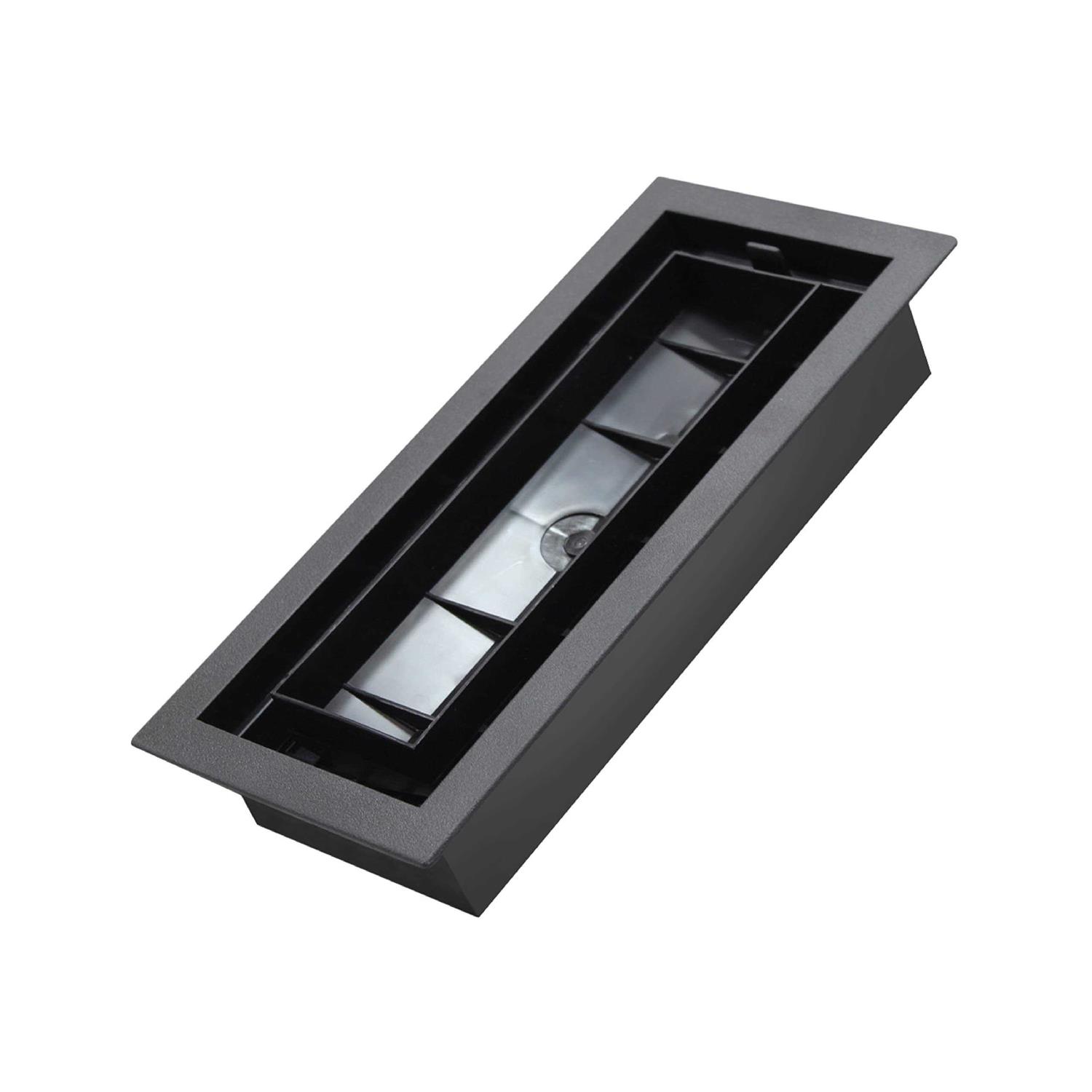 Inte-Grates IGFPD410-BLK 4 10-Inch Integrated Flush Floor-Matching Plastic Vent Register - Cheap Fitting