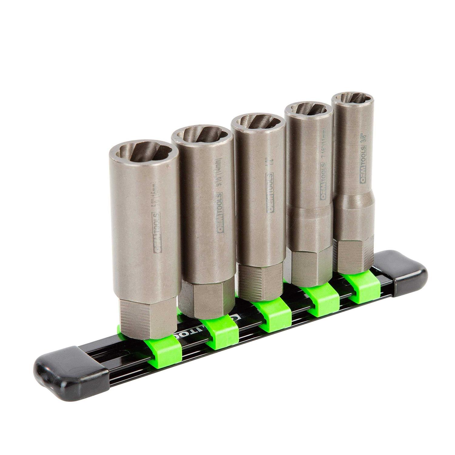 Performance Tool 3/8in Drive Deepwell Bolt Extractor 5 Piece at AutoZone - Cheap Fitting