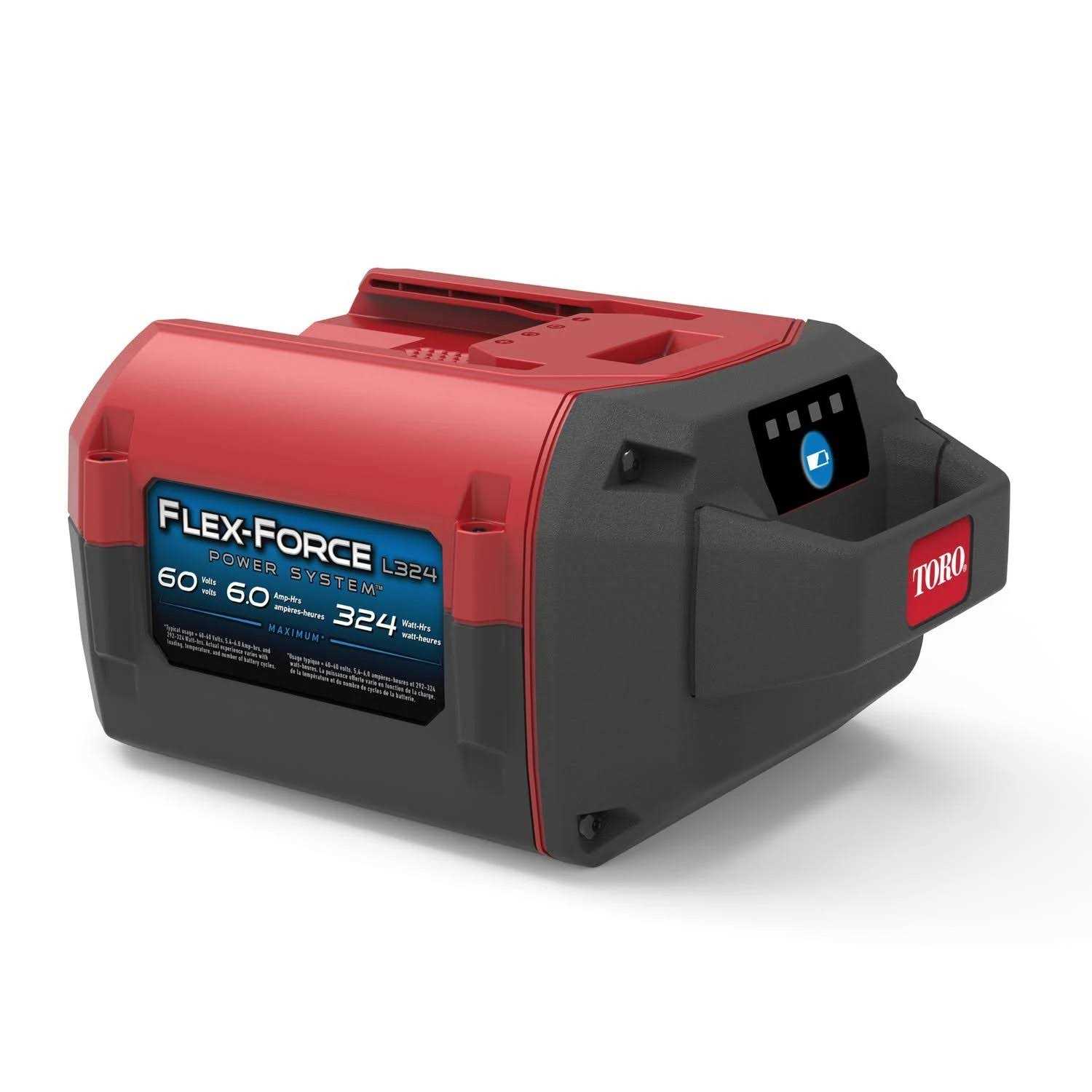 Toro Flex-Force Power System 60-Volt Max 6.0 Ah Lithium-Ion L324 Battery - Cheap Fitting