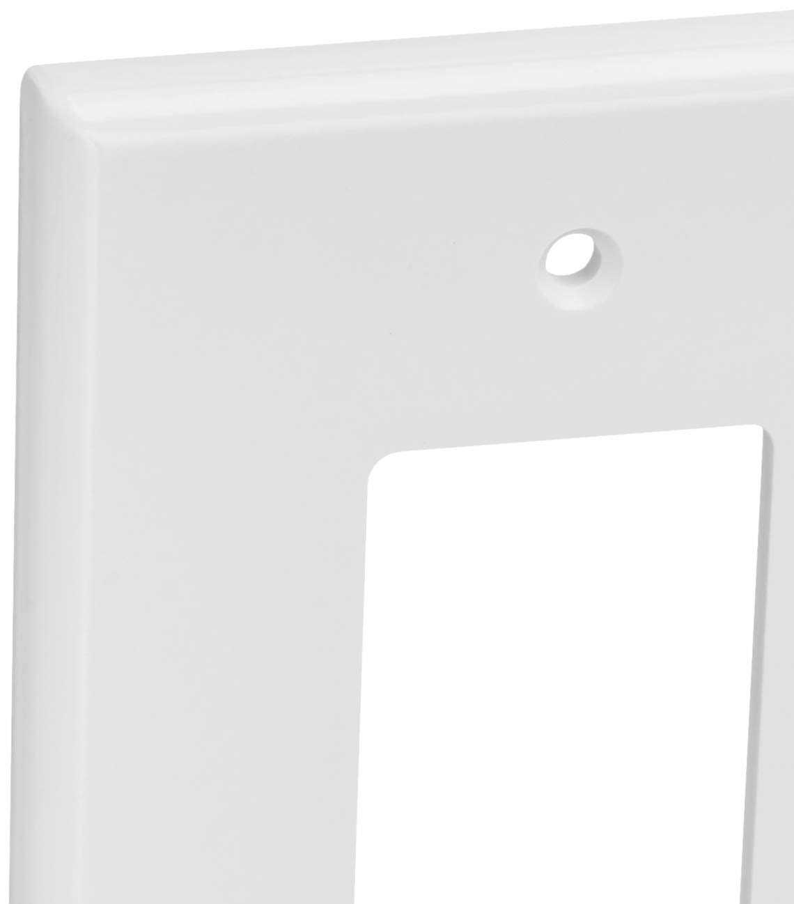 Leviton 88605 White 2 Gang Oversized Wallplate - Cheap Fitting