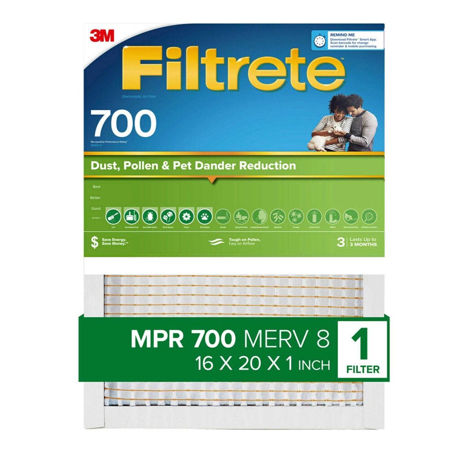 Filtrete 700 MPR Electrostatic Air Filter - Cheap Fitting