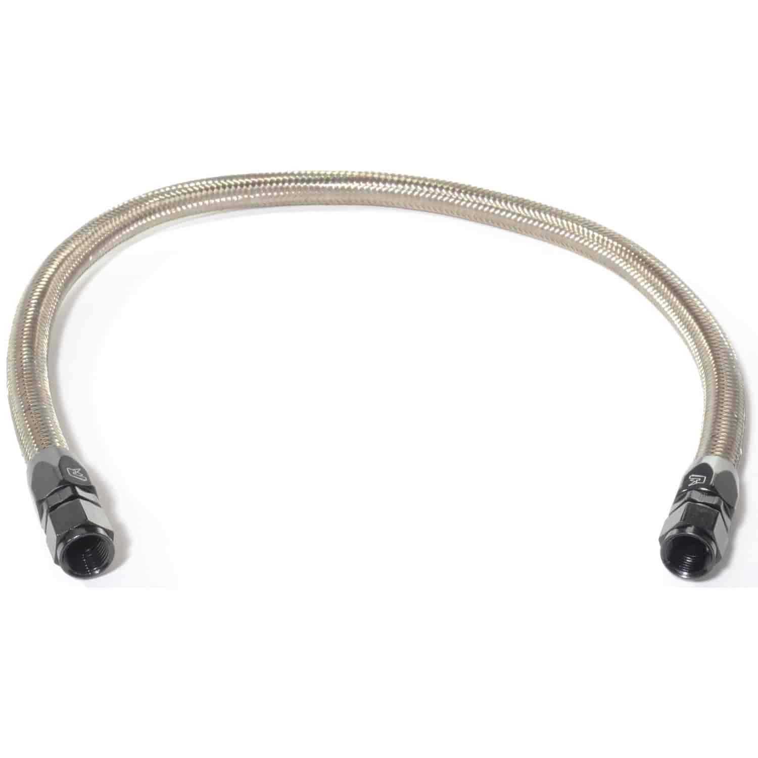 Jegs 110612 Pro-Flo 200 Hose Assembly -6 An x 2 ft. Long Black Straight Female H - Cheap Fitting