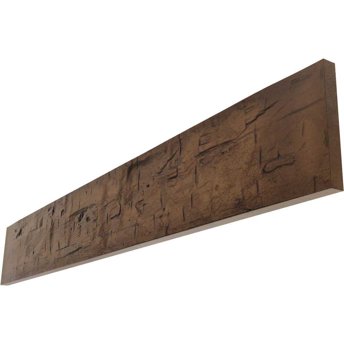 1Thickness 1-Sided Hand Hewn Endurathane Faux Wood Beam Plank - Cheap Fitting