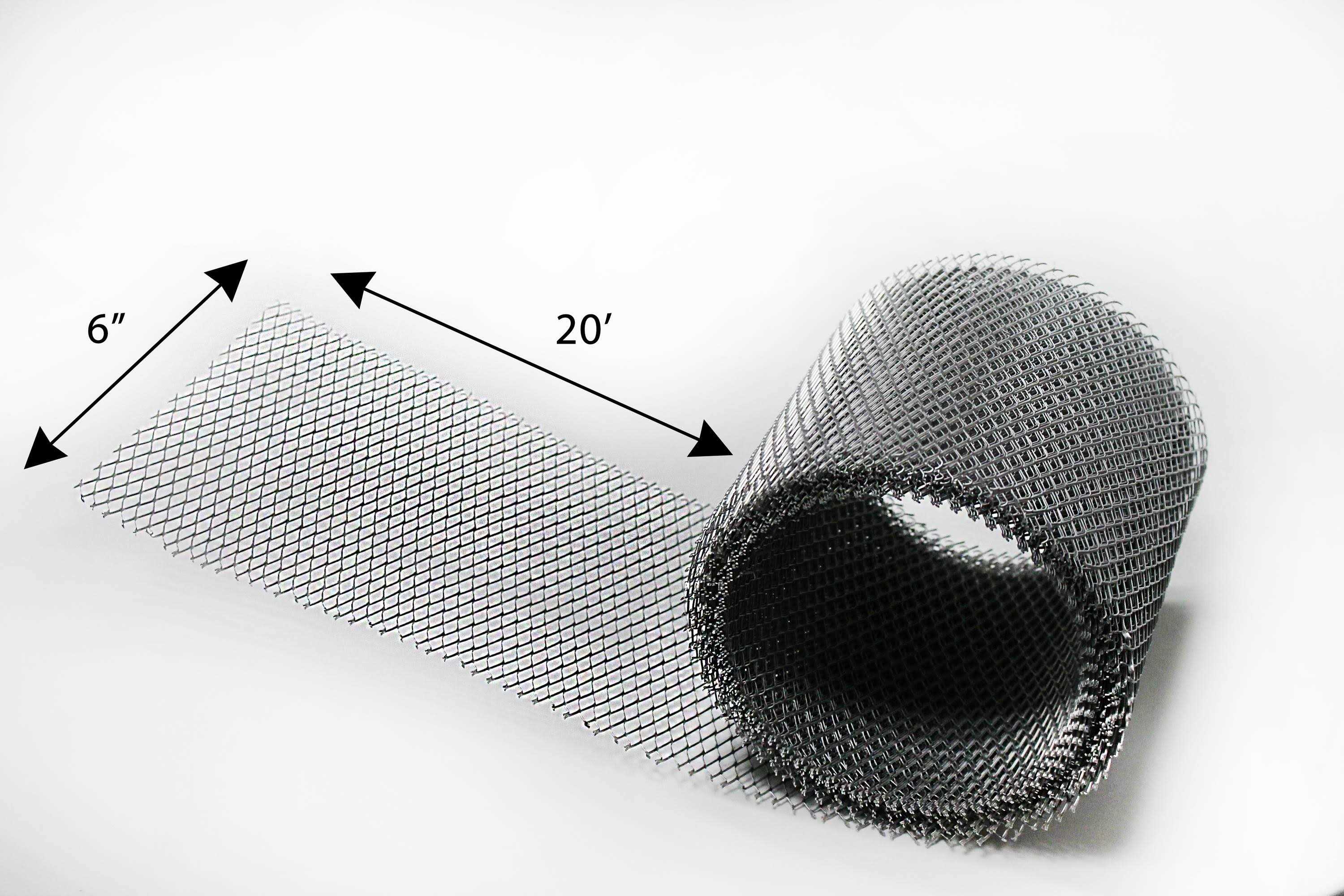 Spectra Metal 6 x 20′ Aluminum Gutter Screen Aluminum K Style Pair Gutter Guard Screen 6EXPROLL - Cheap Fitting