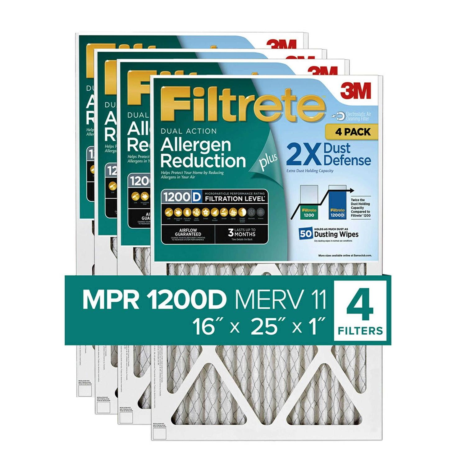 Filtrete Micro Allergen Plus 2x Dust Defense Filter - Cheap Fitting