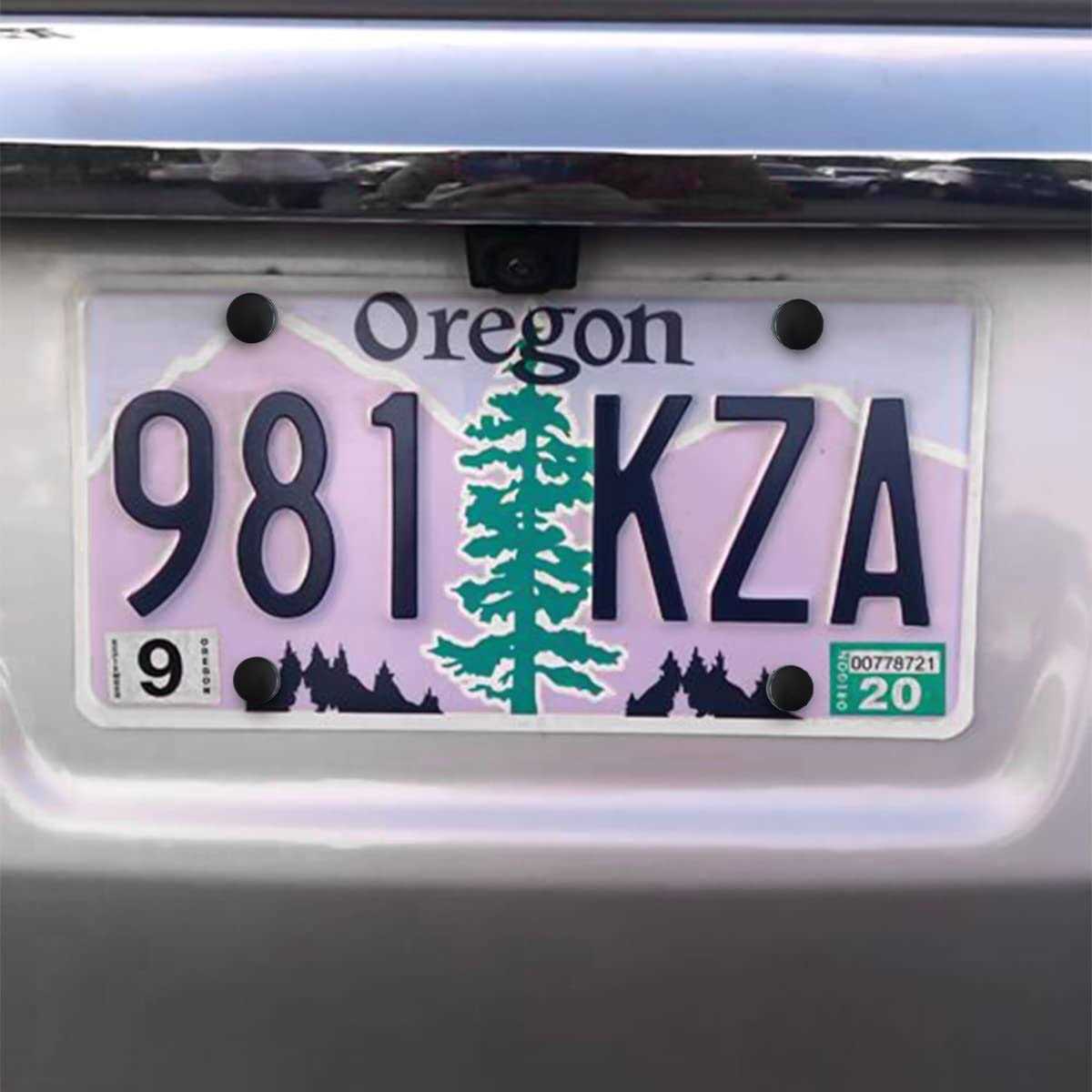 YALOK Anti Theft License Plate Screws Kits Rustproof Stainless Steel Car Tag Plate Mounting Hardware - Cheap Fitting