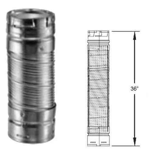 Duravent DuraConnect II Double-Wall Flex Connector - Cheap Fitting
