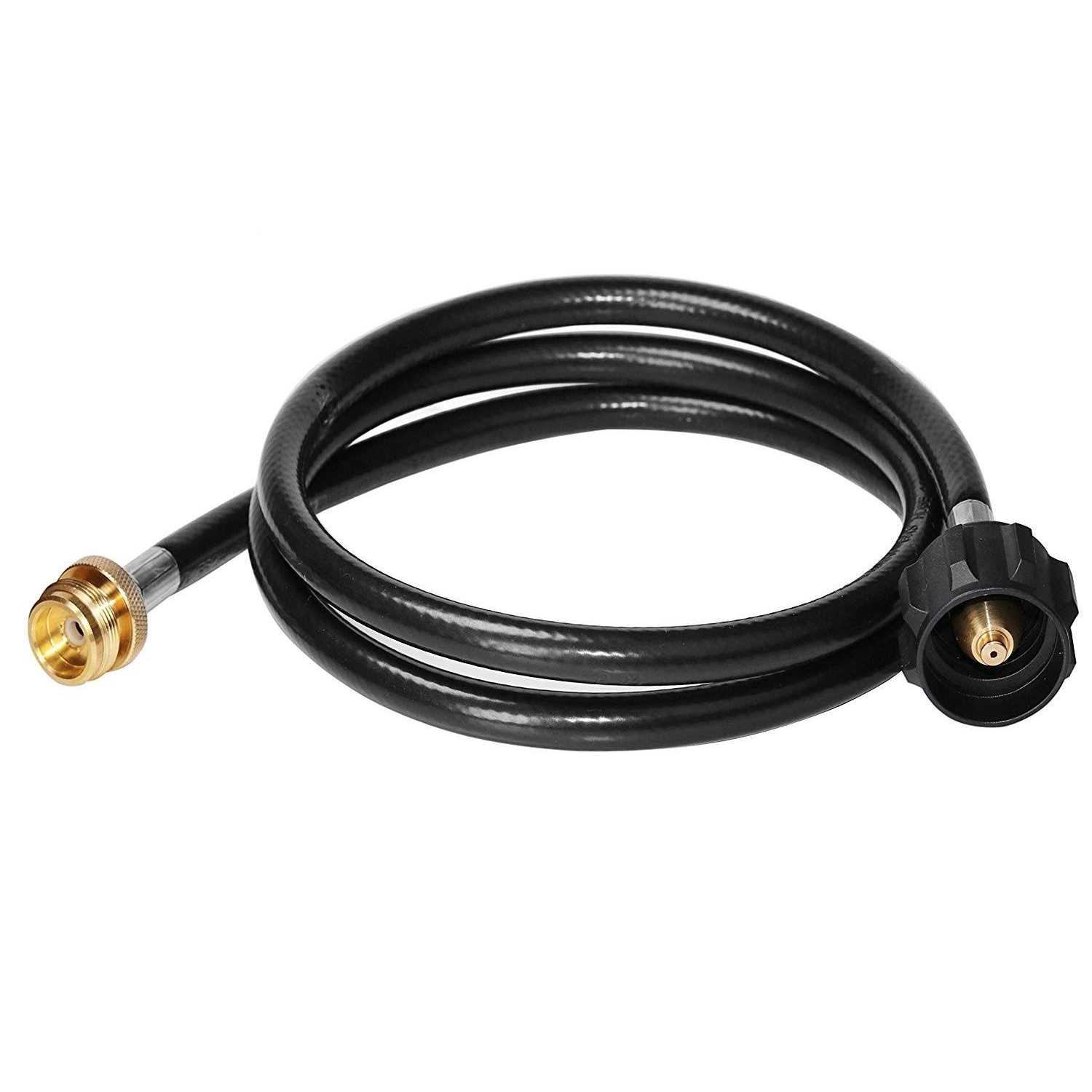 DOZYANT Propane Adapter Hose 1 lb to 20 lb Converter Replacement for QCC1/Type1 Tank Connects 1 lb Bulk Portable Appliance to 20 lb Propane - Cheap Fitting