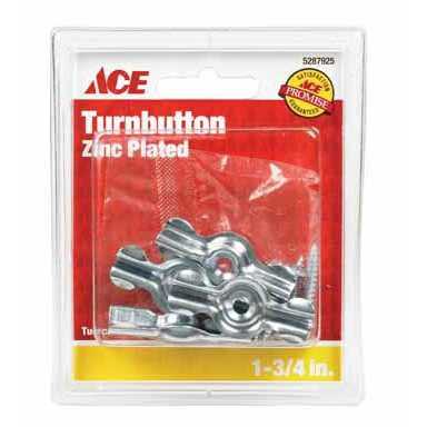 ACE Zinc Turnbutton, 1.75 – 4 pack - Cheap Fitting
