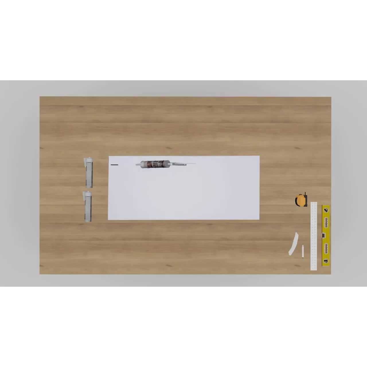 WALL!SUPPLY 0.79 in. x 16.69 in. x 45.67 in. UltraLight Linari Modern Grey Wall Paneling - Cheap Fitting