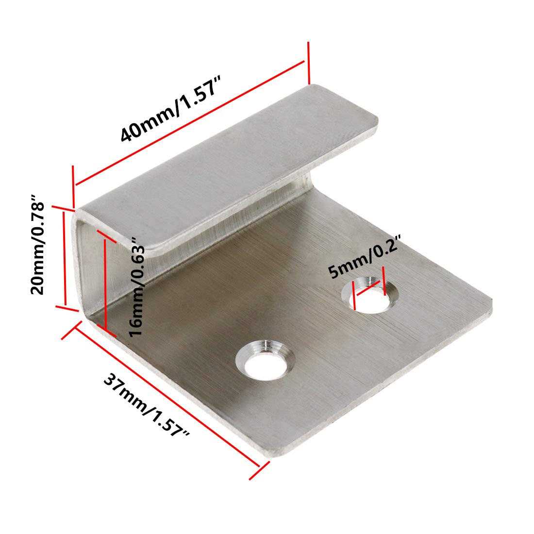 Rannb Stainless Steel Wall Hanger Fastener Bracket for Ceramic Tile Display - Cheap Fitting
