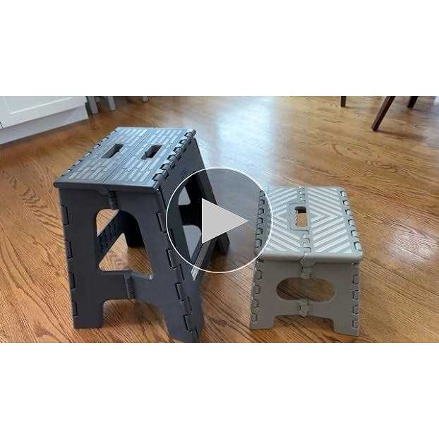 Handy Laundry Folding Step Stool, 13 Inch The Anti-Skid Step Stool is Sturdy to Support Adults and Safe Enough for Kids. Opens Easy with One Flip. Great - Cheap Fitting