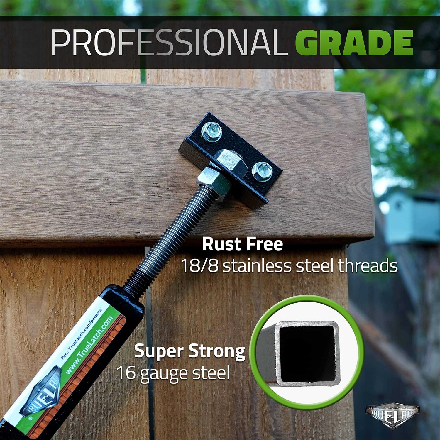 True Latch Telescopic Gate Brace Wood Privacy Fence Anti Sag Gate Kit - Cheap Fitting