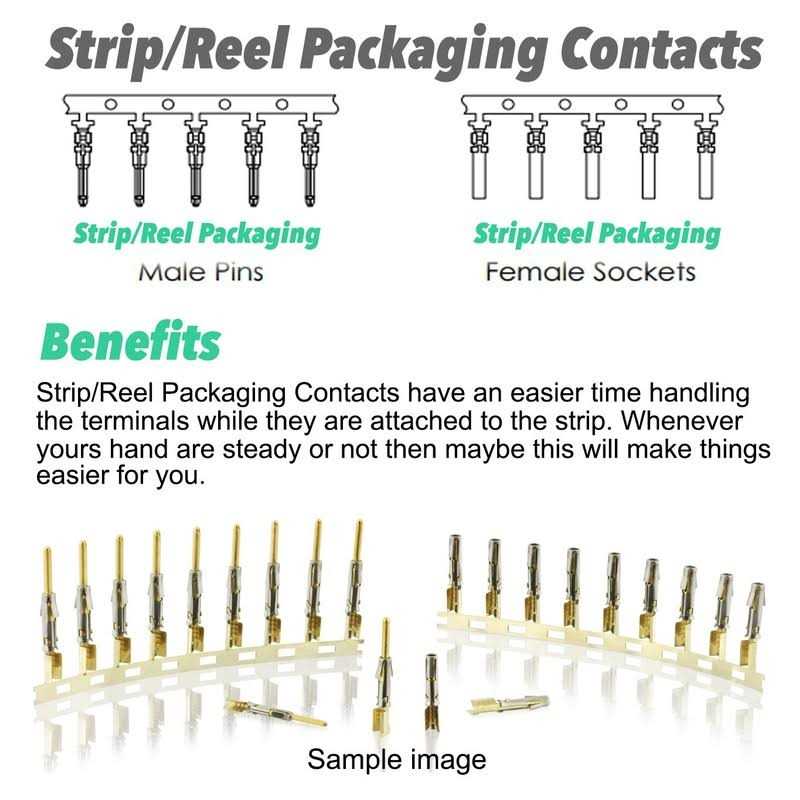 Molex 18-24 AWG Gauge Pins 0.062 Male and Female Pins Connector - Cheap Fitting