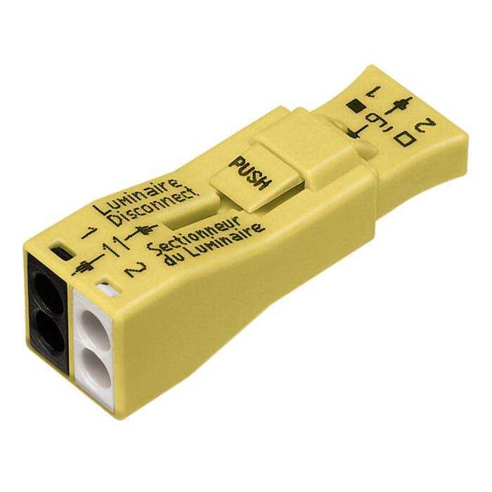 Wago 873-902 Lumi-nuts Push Wire Connector for Luminaire Disconnect 500 PK - Cheap Fitting
