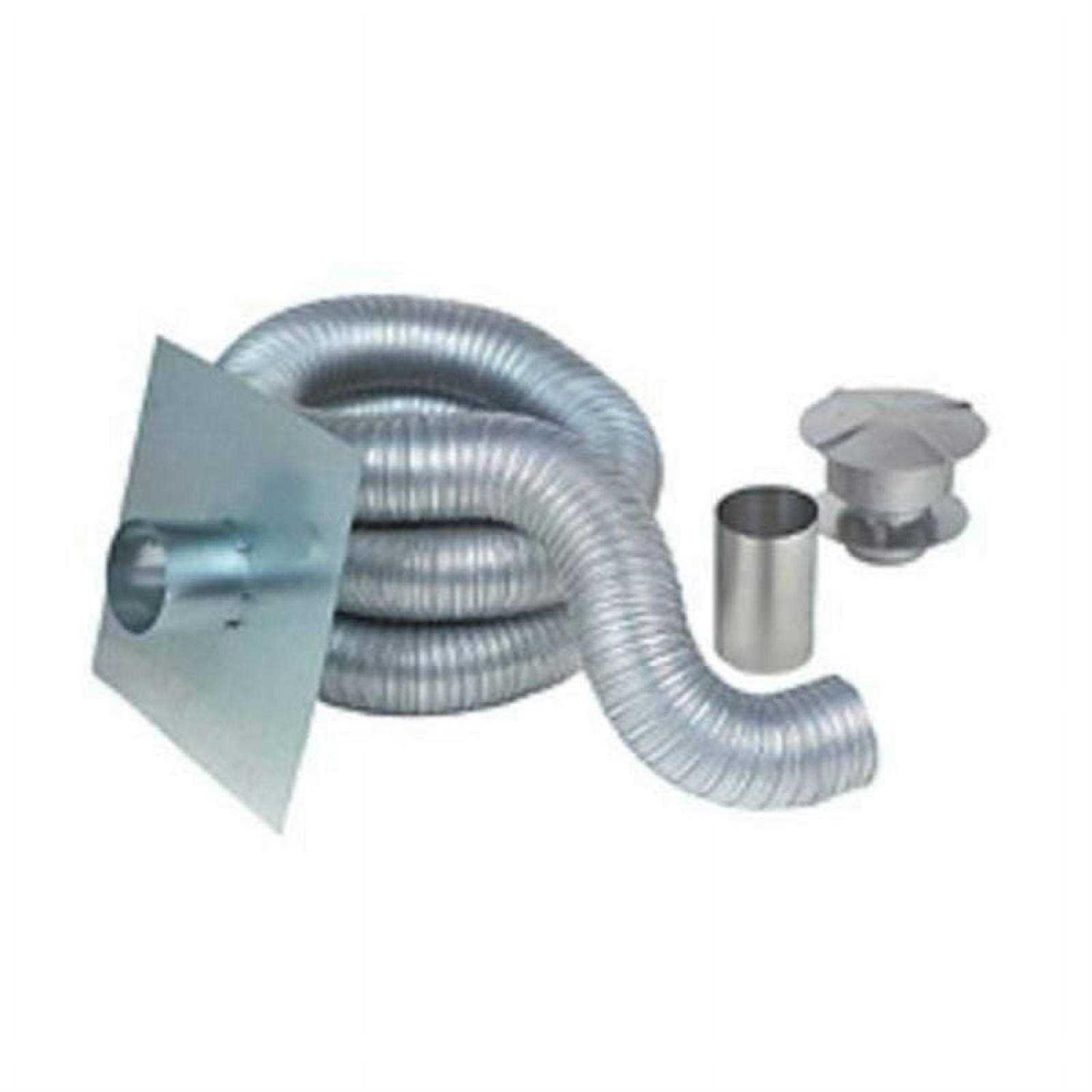 Z-Flex 4 in. x 35 ft. Gas Aluminum Chimney Liner Kit 2GACKIT0435 - Cheap Fitting