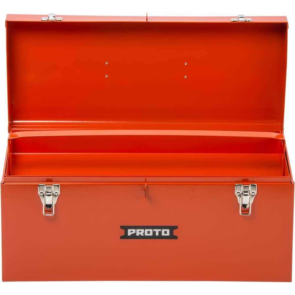 Proto 20 inchw Steel, Safety Red Portable Tool Box, Powder Coated, 9-1/2 inchh, Size: 2 in - Cheap Fitting