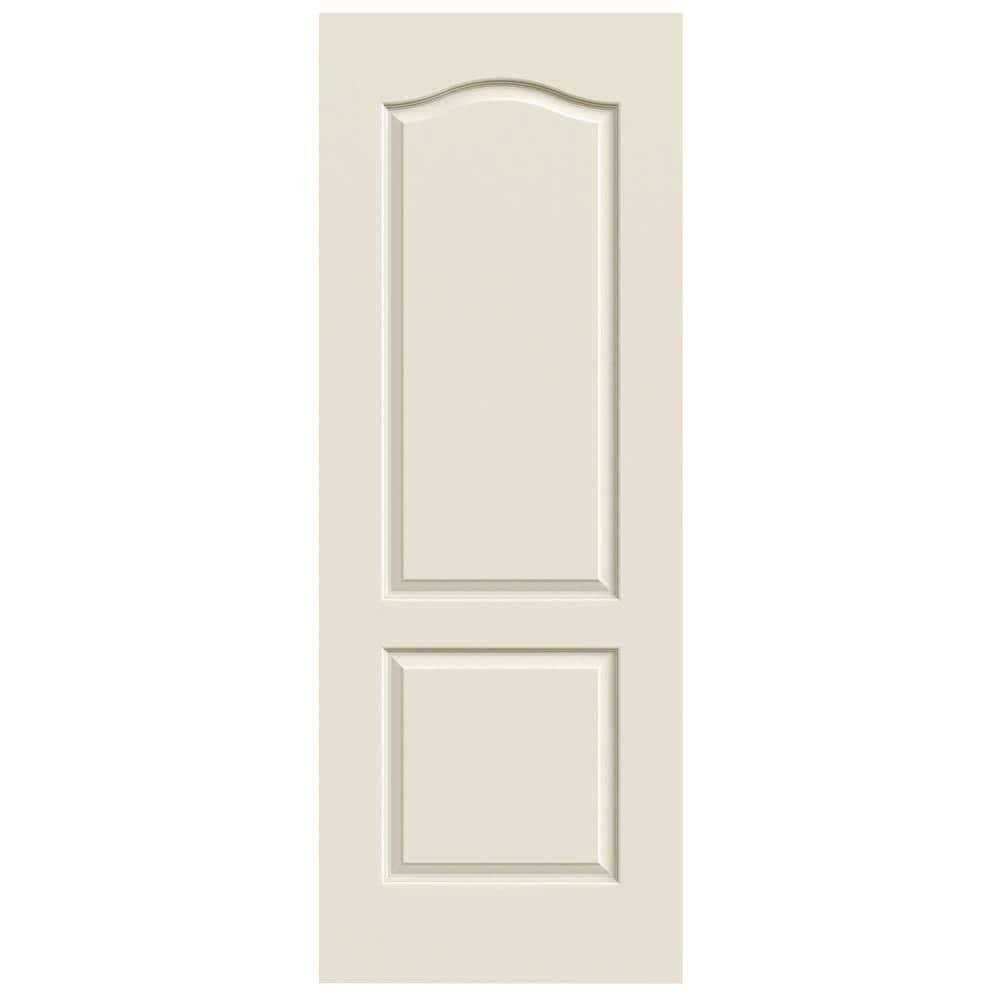JELD-WEN 80 in. Princeton Primed Smooth Solid Core Molded Composite MDF Interior Door Slab - Cheap Fitting