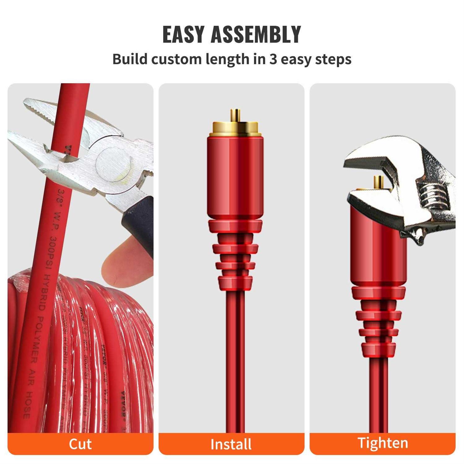 VEVOR Air Hose Reel - Cheap Fitting