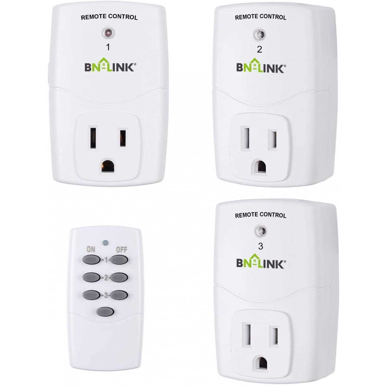 Bn-link Wireless Remote Control Outlet Value Pack - Cheap Fitting