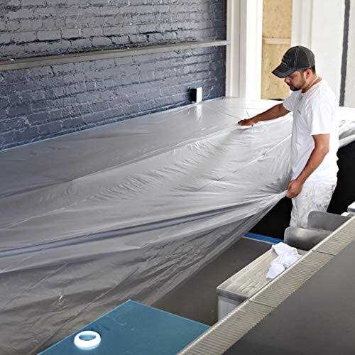 1 PC,Trimaco 396490 Pre-Taped Drop Cloth, 94.4 inch x 72′ - Cheap Fitting