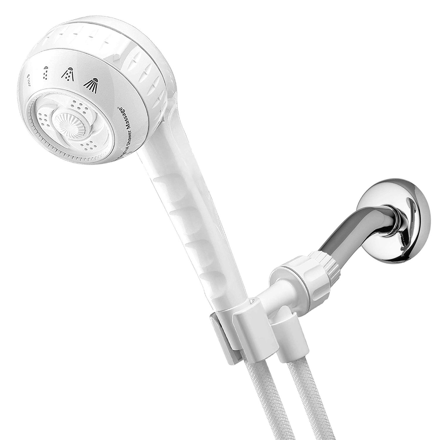 Waterpik Shower Massage Handheld 4-Mode Showerhead - Cheap Fitting