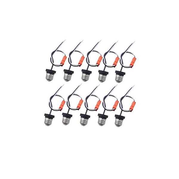 Odlamp Edison E26 Sockets Adapter Medium Base Male Screw in Light Bulb Socket Pigtail for Led Ceiling Lights Downlight - Cheap Fitting