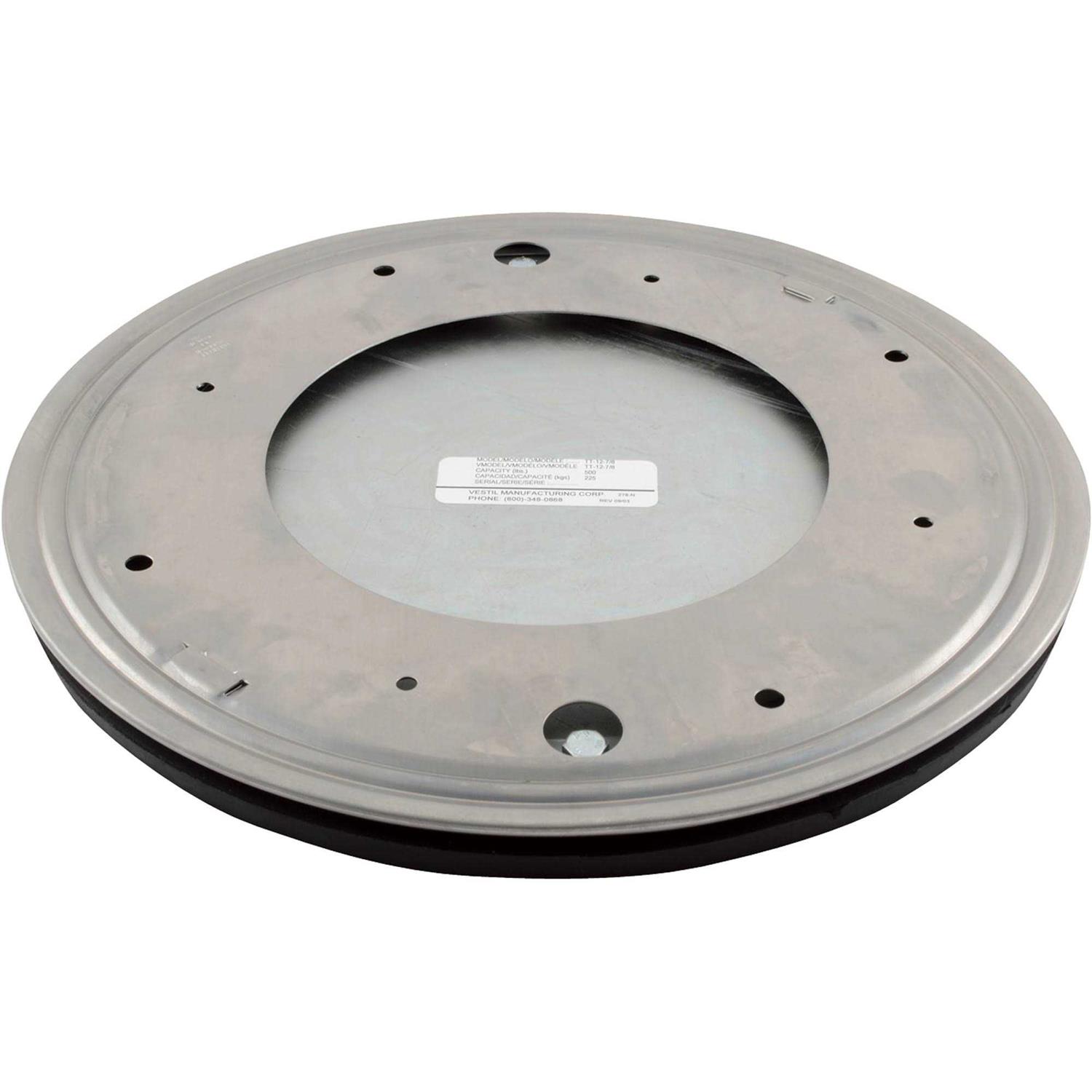 Vestil TT-12-7/8 Manual 12 Diameter Turntable 7/8H 500 Lb. Capacity - Cheap Fitting
