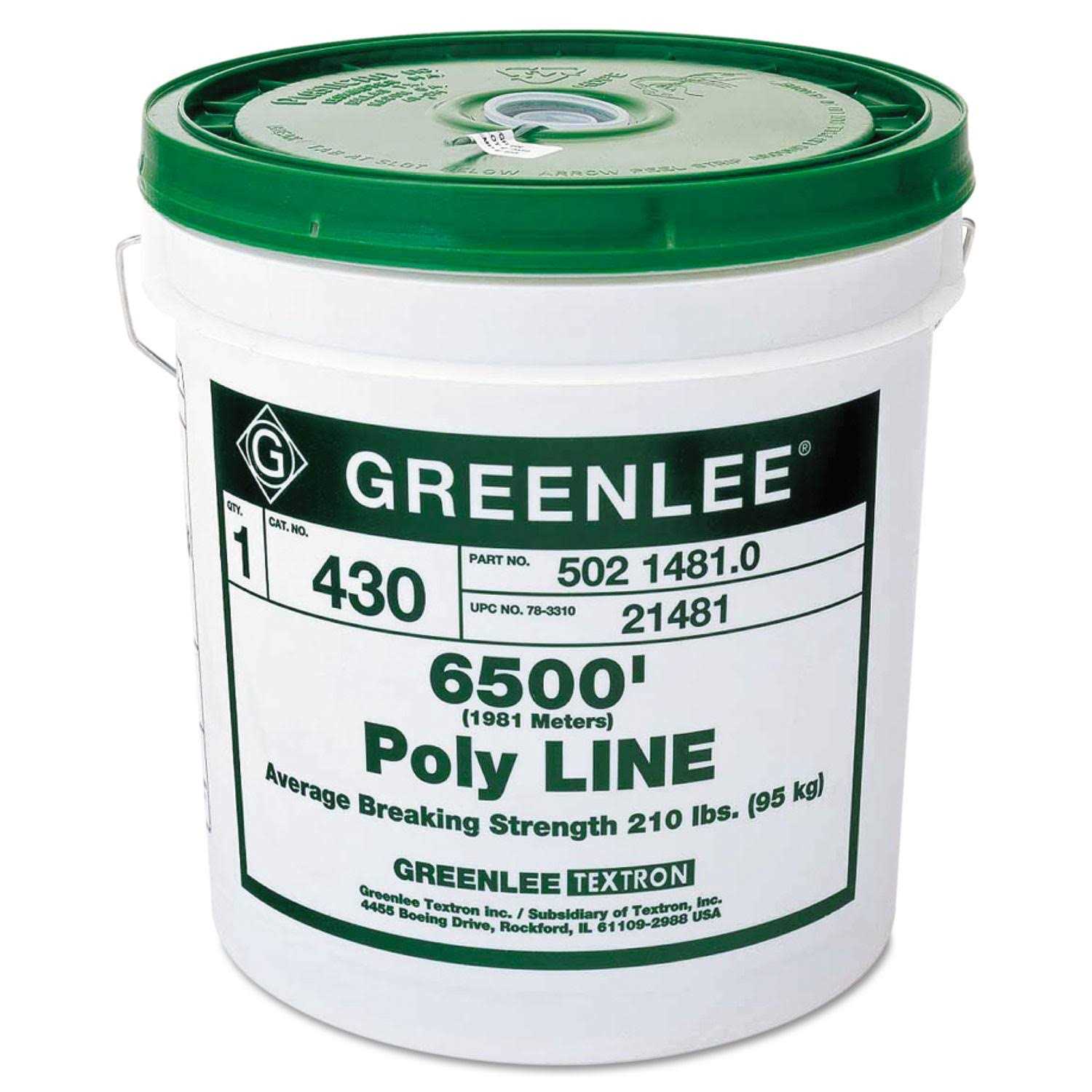 Greenlee 430 Poly Line - Cheap Fitting
