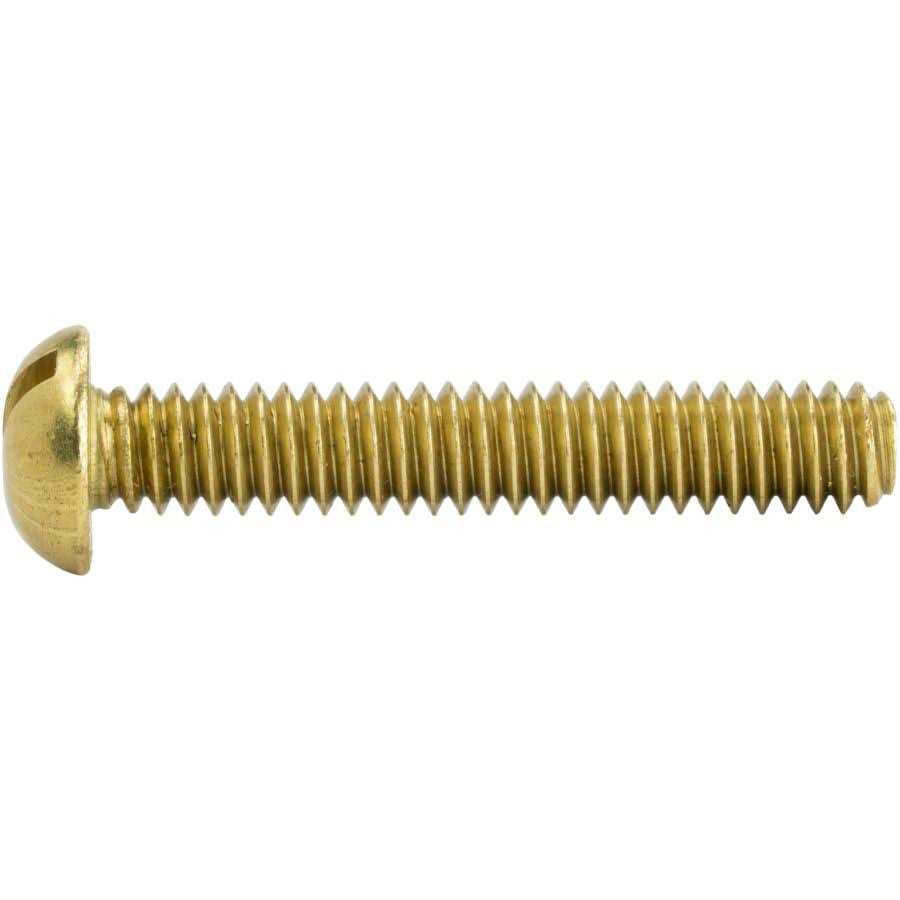 Slotted Round Head Machine Screws Solid Brass Qty - Cheap Fitting